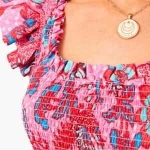 Tuckernuck Pink/Red  and Blue Dress